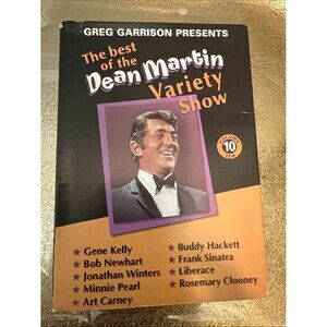 #2227** Vintage Dean Martin Variety Show DVD Volume 10 - Black & Orange Cover
